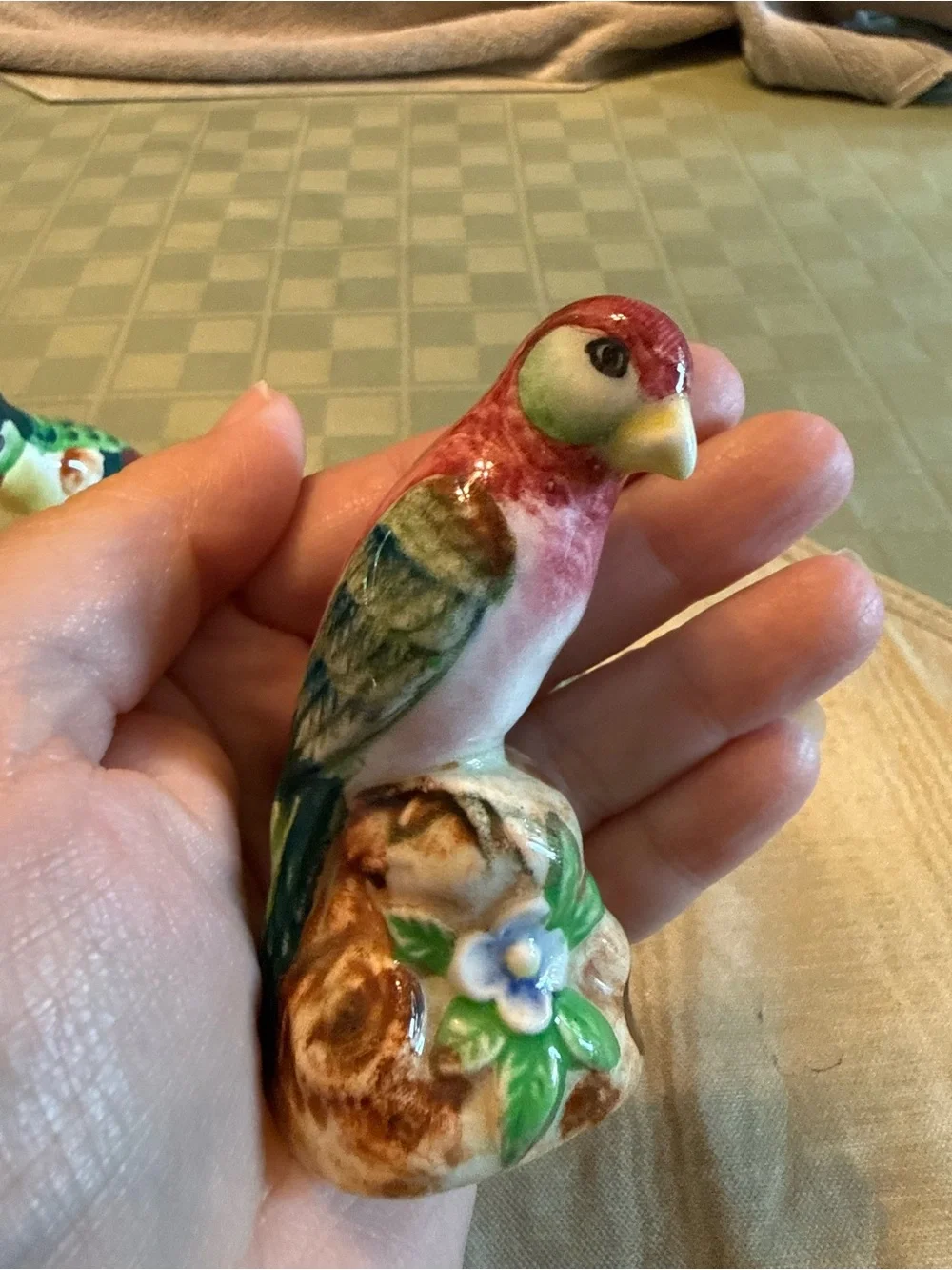 Vintage 1950s Ceramic Bird Salt & Pepper Shakers - Made in Japan
